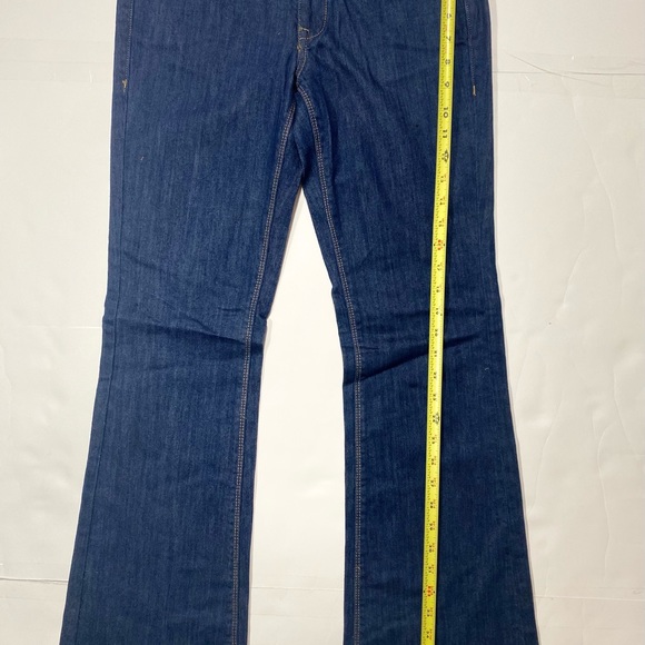 I.ndigo S.aints Dark Wash Petit Fit Flare Jeans Size 28 - Picture 14 of 15